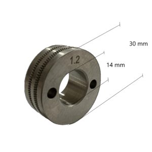 Rodillo Esab moleteado 1,2/1,6