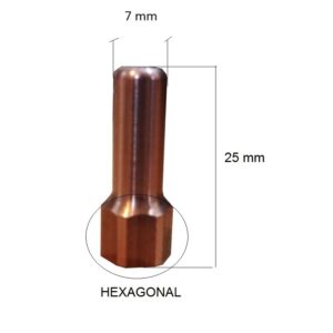 Electrodo Plasma PT100H hexagonal Fig. Nº 4