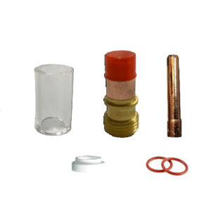 Kit Pyrex Gas Lens Tig Rojo TRWP9/20 Nº 7